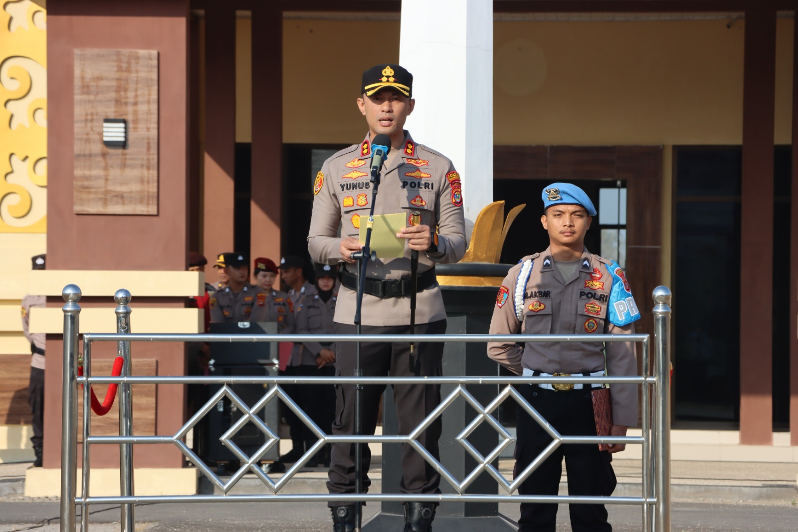 Polres Pringsewu Laksanakan Apel Gelar Pasukan Operasi Mantap Praja