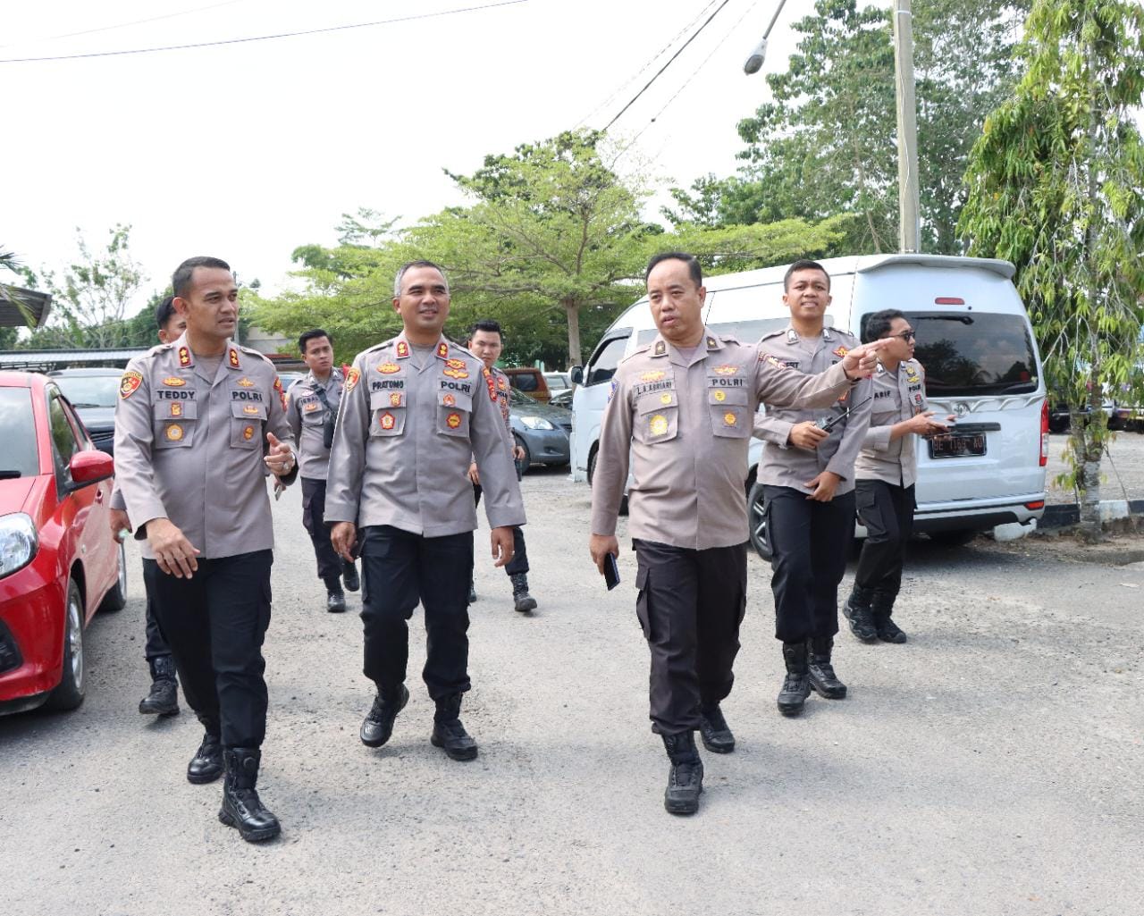 Kapuskeu Polri Kunjungi Polres Way Kanan, Ini yang Dilakukan