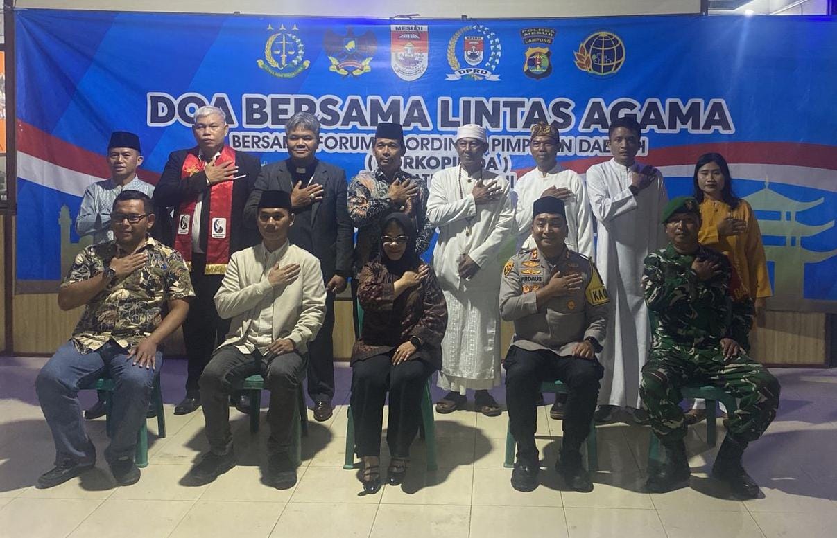 Sambut Tahun Baru 2026, Polres dan Pemkab Mesuji Gelar Doa Bersama Lintas Agama
