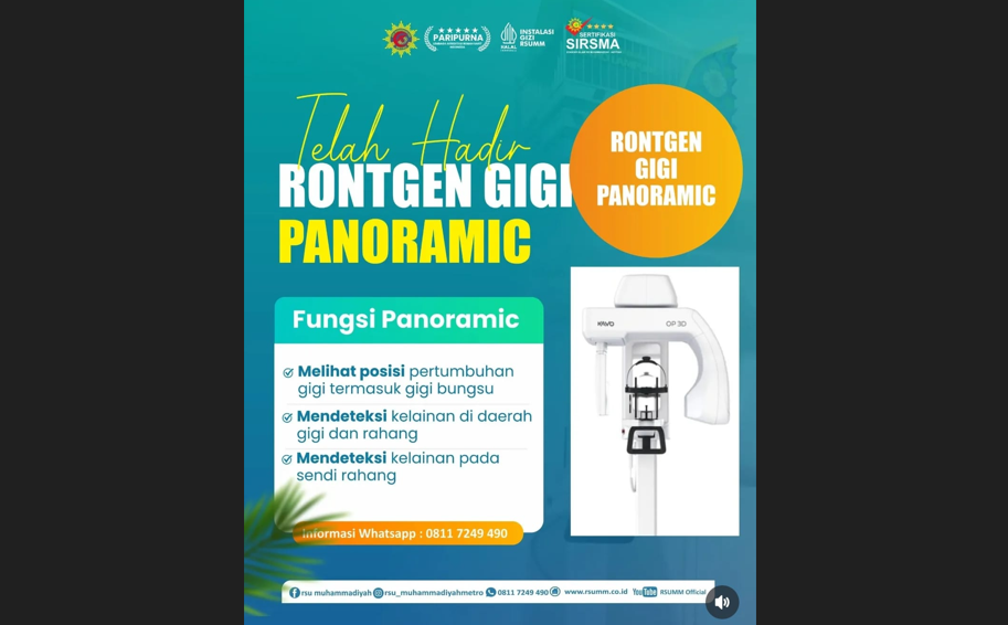 RS Muhammadiyah Miliki Rontgen Gigi Panoramic