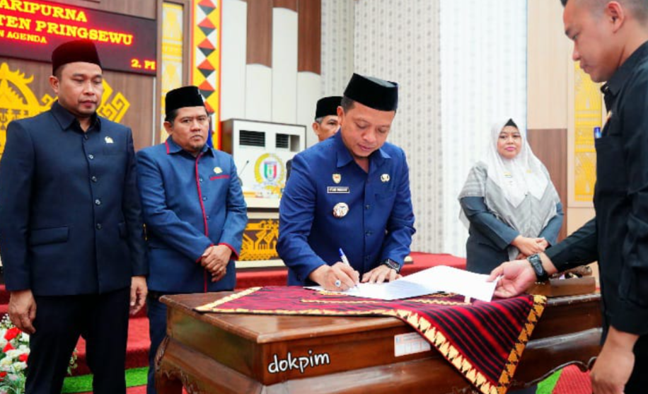 Empat Perda Disepakati, Pemkab dan DPRD Pringsewu Perkuat Tata Kelola Daerah