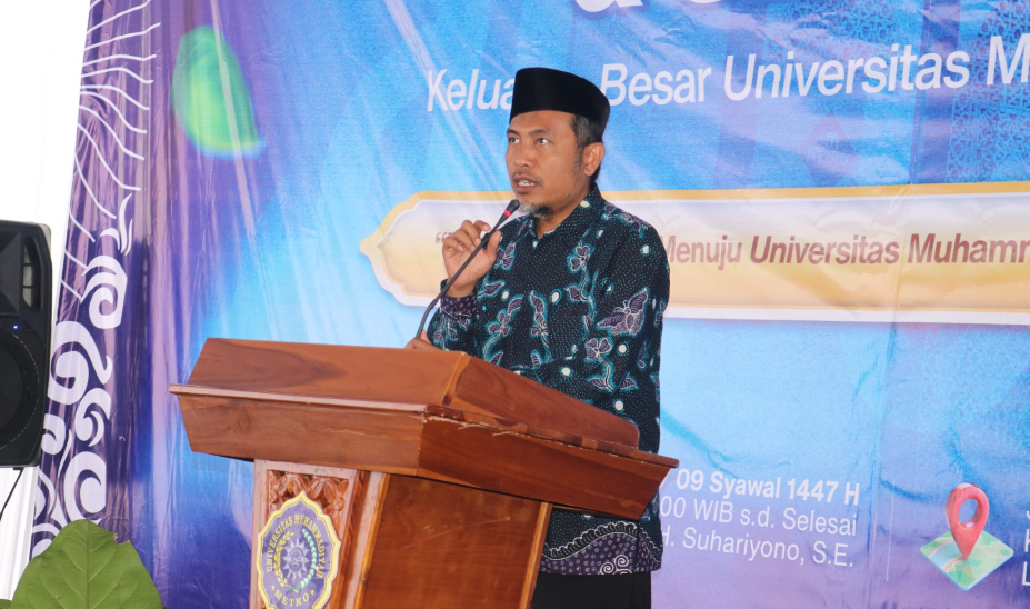 Tausiyah Halal Bihalal UM Metro: Silaturahmi Bukan Sekadar Tradisi, Tapi Ibadah