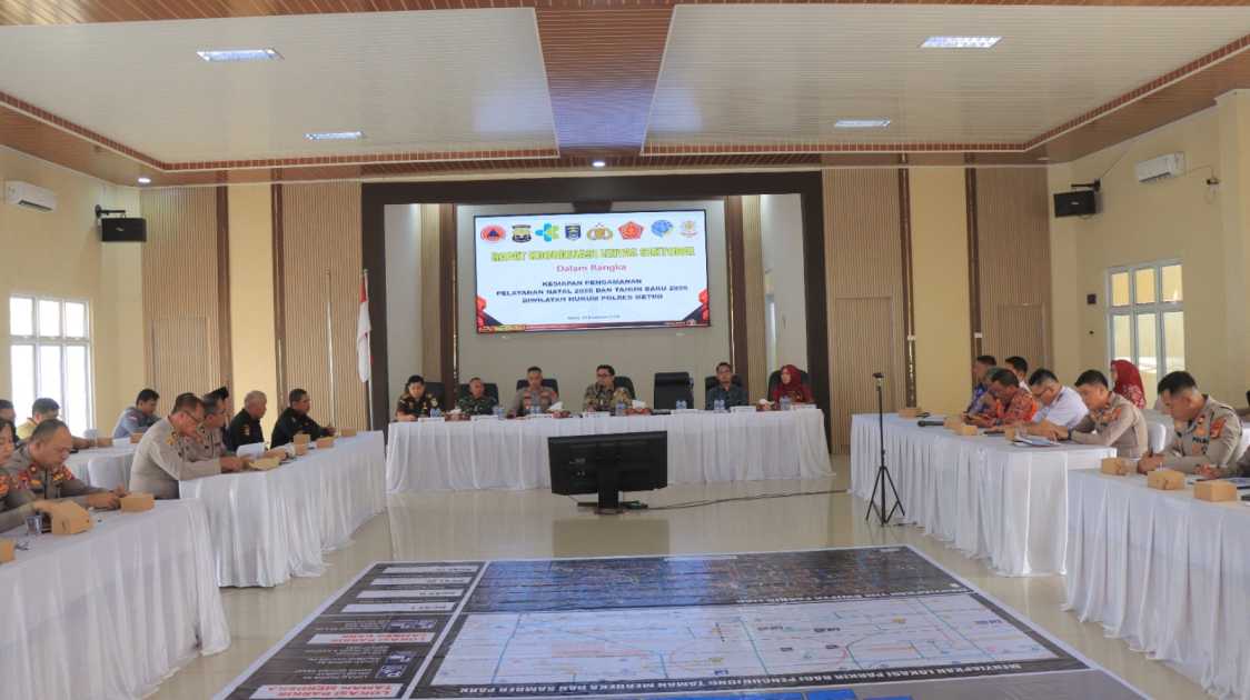 Antisipasi Potensi Gangguan Jelang Nataru, Polres Metro Tingkatkan Sinergitas Lintas OPD