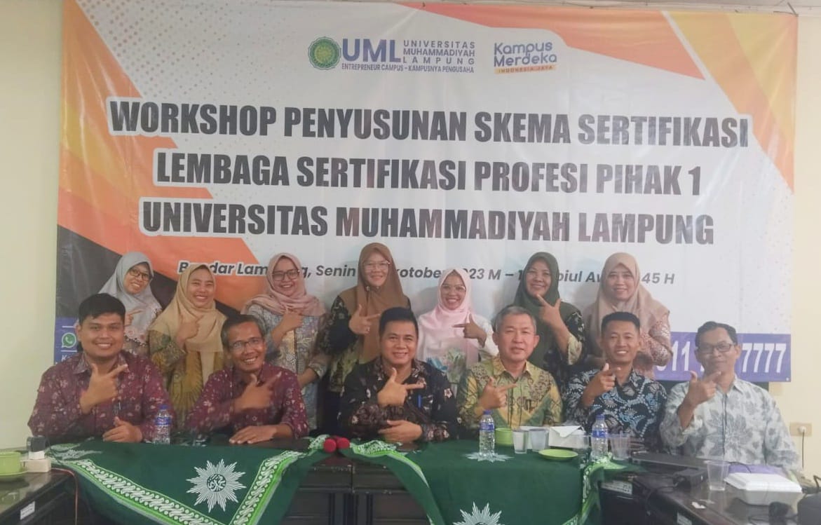 LSP UM Metro Dampingi Penyusunan Skema Sertifikasi LSP UM Lampung