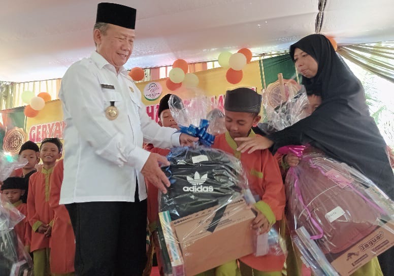 Ponpes Yatim Al-Ishlah Klaten Pringsewu Gelar Gebyar Senyum Muharram