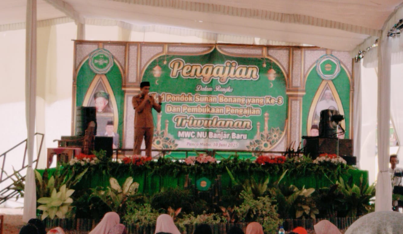 Hadiri Milad Ke-3 Ponpes Sunan Bonang, Camat Banjar Baru: Jadilah Santri-santriwati Berilmu dan Bermanfaat 