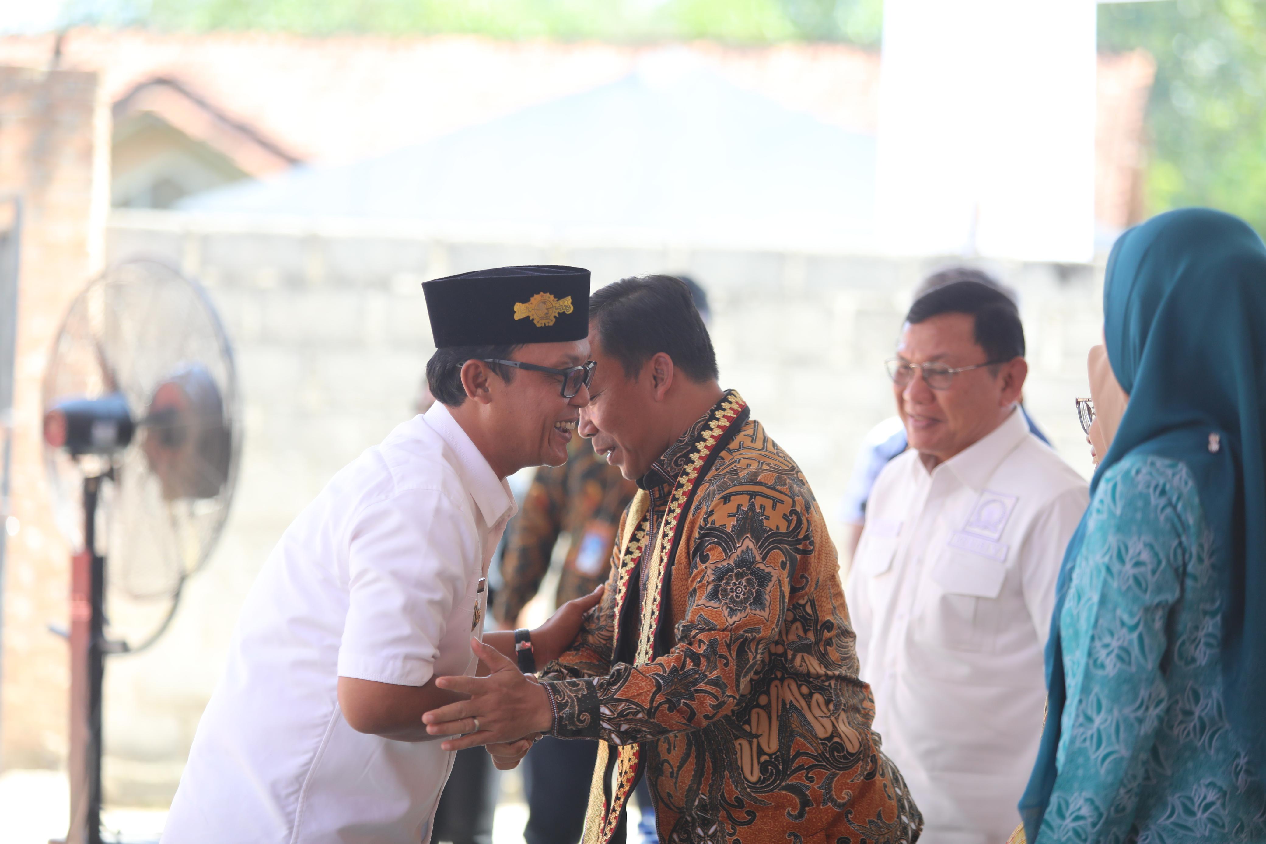 Bupati Lamteng Sambut Mentri Dukbangga RI Dalam Pelaksanaan GENTING Bersama PTPN I