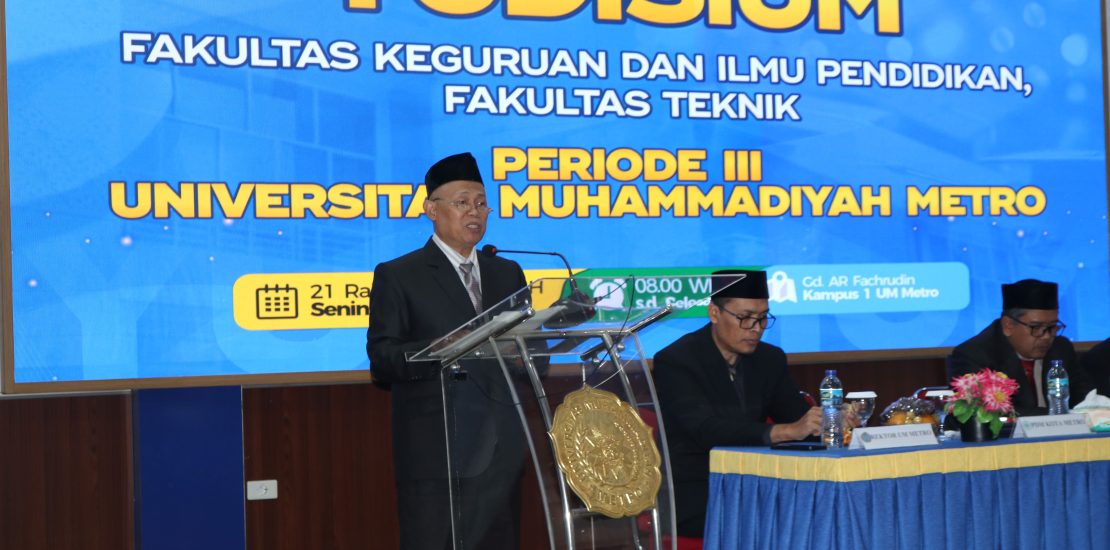 PDM Kota Metro: Lulusan UM Metro Harus Jaga Nilai Al-Islam dan Kemuhammadiyahan