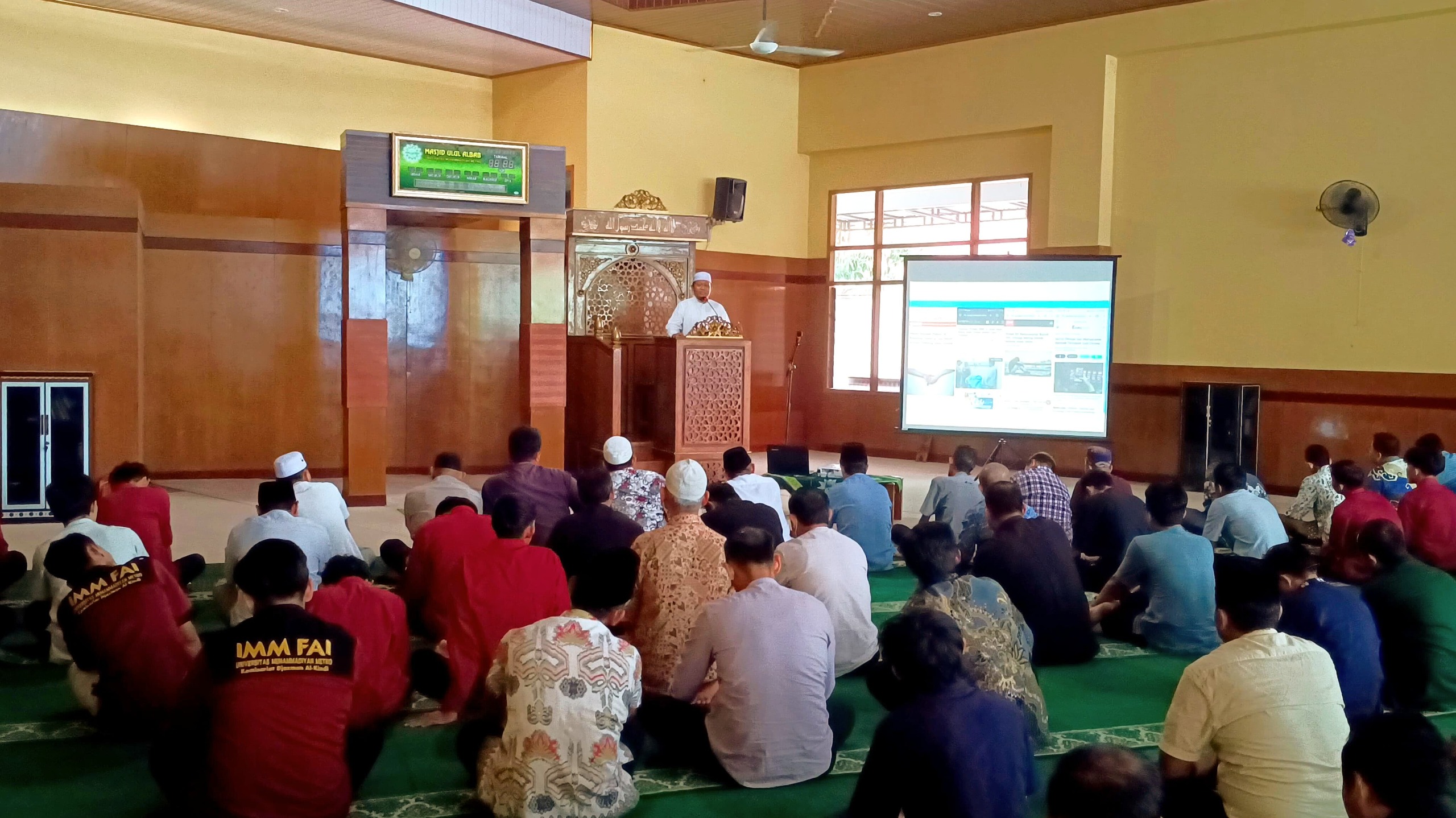 FAI UM Metro Perkenalkan Khutbah Jumat Berbasis Multimedia: Inovasi Dakwah Digital dari Laboratorium ke Mimbar