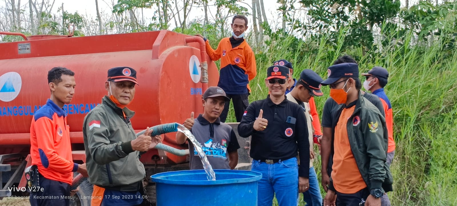 Kemarau, Pemkab Mesuji Gerak Cepat Salurkan Air Bersih Untuk Masyarakat 
