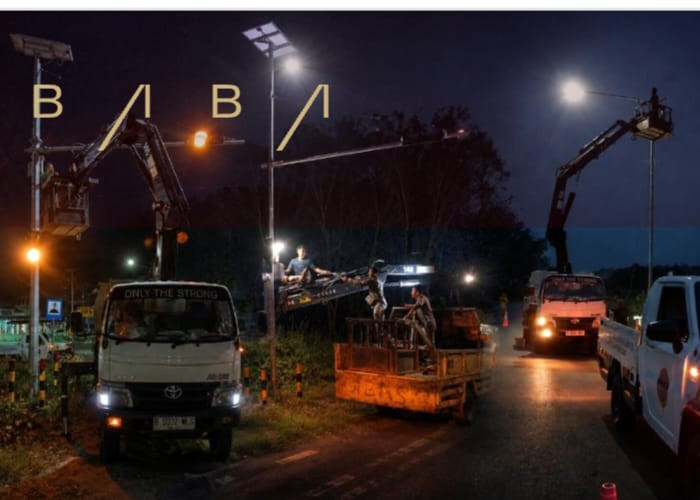 Jaga Keselamatan Warga Dishub Tubaba Gandeng BPTD Lampung Perbaiki Penerangan Jalan