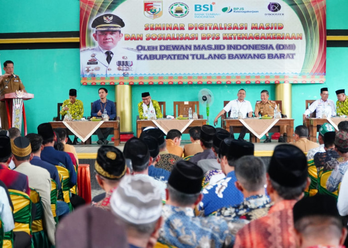 M Firsada Buka Seminar Digitalisasi Masjid dan Sosialisasi BPJS Ketenagakerjaan 