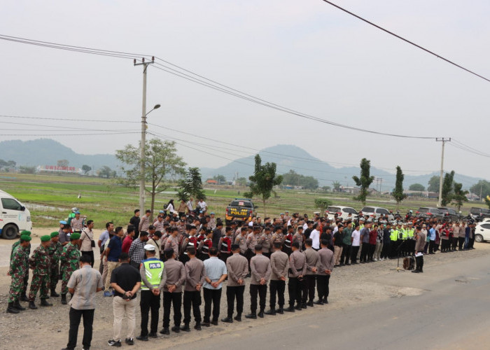 Sebanyak 285 Personel Disiagakan Sambut Kunjungan Jokowi di Pringsewu