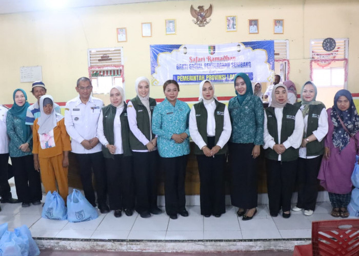 Bakti Sosial, Pemprov Lampung dan Pemkab Lamteng Gelar Safari Ramadan di Simbarwaringin