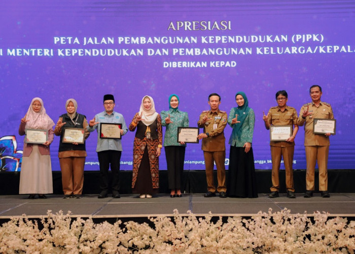Pemprov Lampung Raih Apresiasi PJPK dari Kepala BKKBN, Bukti Komitmen Bangun SDM Unggul