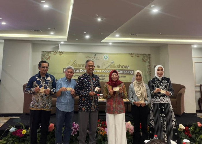 Pelantikan DJI Lampung, UM Metro Perkuat Komitmen Pengembangan Jamu Berbasis Riset