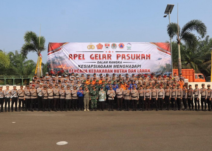 Polres Mesuji Tingkatkan Kesiapsiagaan Hadapi Karhutla, Sinergi Lintas Instansi Diperkuat