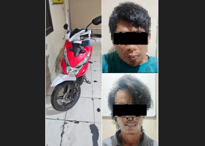 Polisi Ringkus Dua Maling Motor yang Beraksi di Delapan TKP Wilayah Simpang Pematang