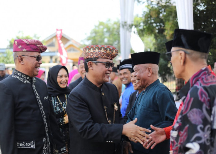 Ardito Dapat Gelar Pengiran Sah Bandar dari Tokoh Marga Beliuk Kampung Tanjung Ratu Ilir