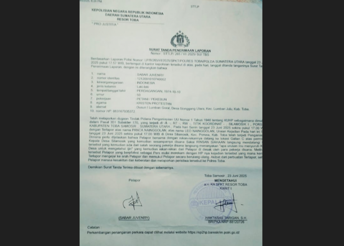 DPD PJS Sumut Desak Polisi Tangkap Pelaku Penganiayaan Wartawan di Toba