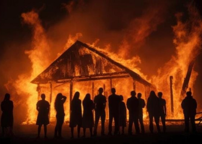 Rumah DPO Kasus Penganiayaan di Lampung Tengah Dibakar Warga, Polisi Tangkap 3 Orang