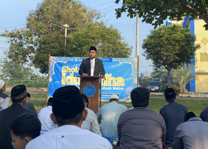 UM Metro Gelar Sholat Idul Adha dan Olah Hewan Qurban dengan Konsep Ramah Lingkungan