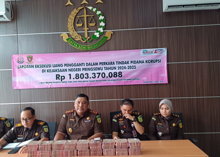 Eksekusi Uang Pengganti Korupsi Rp1,8 Miliar, Kejari Pringsewu Tegaskan Komitmen