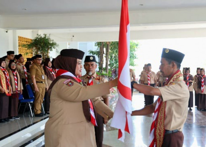Umi Laila Lepas 50 Anggota Kwarcab Pringsewu ke Jambore Nasional XII 2026