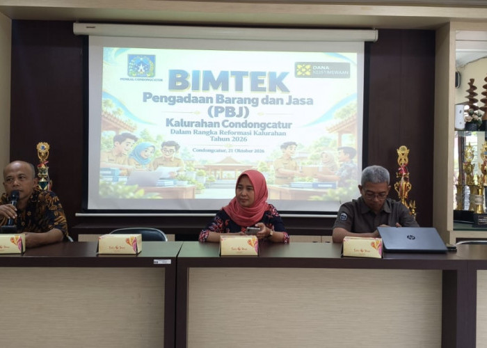 Perkuat Tata Kelola Keuangan, Pemkal Condongcatur Gelar Bimtek Pengadaan Barang dan Jasa