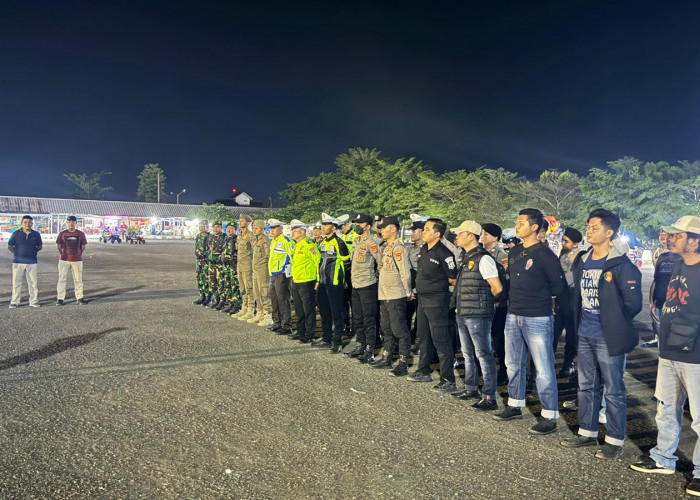 Patroli Gabungan Polres Mesuji, TNI, dan Satpol PP Tingkatkan Keamanan Saat Akhir Pekan