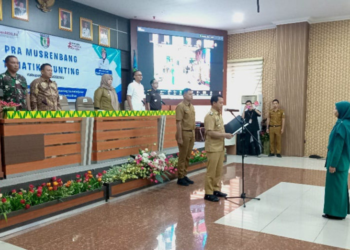 Rahayu Sri Astutik Riyanto Resmi Dikukuhkan Sebagai Duta Peduli Stunting Kabupaten Pringsewu