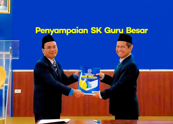 Dr. Muhammad Ihsan Dacholfany Resmi Dikukuhkan Sebagai Guru Besar Manajemen Pendidikan