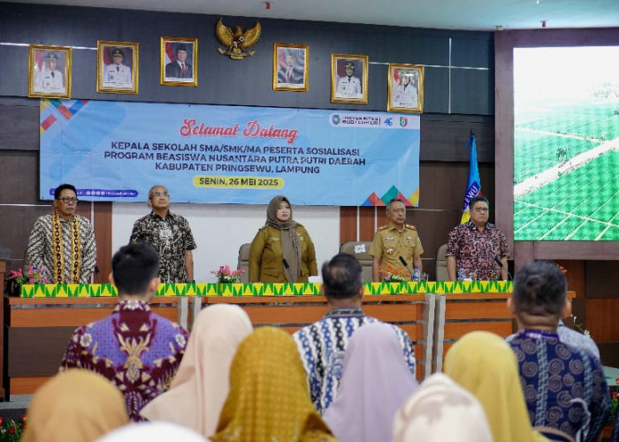 Wabup Pringsewu Sebut Tantangan Dunia Pendidikan Masih Sangat Besar 