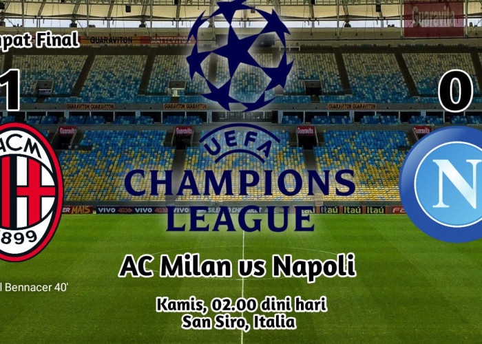 Inter Milan vs Napoli Leg I Liga Champions 2023: Menang Tipis