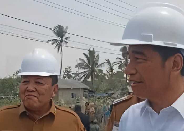 Jokowi ke Lampung: Bendungan Margatiga Bermasalah, Jalan Mulus 60 Persen