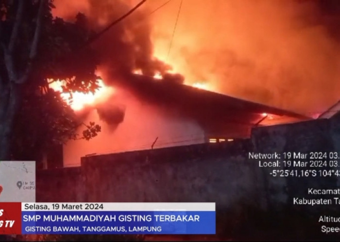 SMP Muhammadiyah 1 Gisting Kebakaran, Kepsek: ”Murid Tetap Ujian Mid Semester”