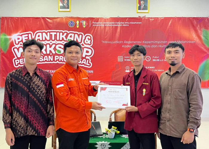 Kabag Kemahasiswaan UM Metro Beri Workshop Penulisan Proposal PPK Ormawa, P2MW, dan PKM Tahun 2026