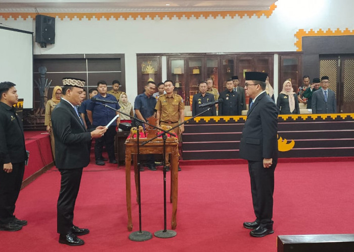 Walikota Resmi Lantik Henri Dunan Jabat Inspektur Kota Metro
