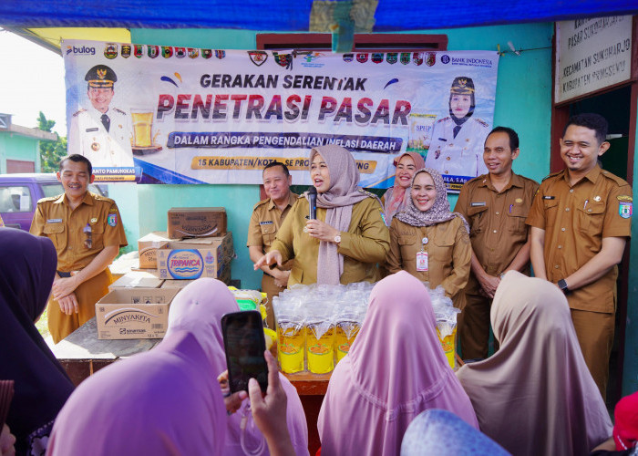 Pemkab Pringsewu Hadirkan Gerakan Serentak Penetrasi Pasar di Kecamatan Sukoharjo