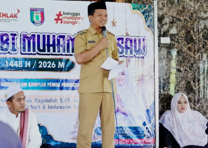 Hadiri Maulid Nabi Muhammad SAW, Bupati Pringsewu Ajak ASN Jadi Birokrat Cerdas dan Berakhlak