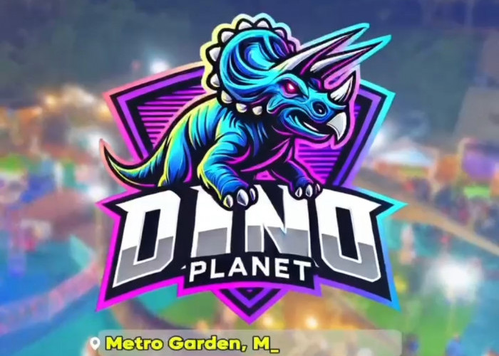 Dino Planet Metro Garden, Wahana Dinosaurus Terbesar di Lampung Siap Manjakan Wisatawan