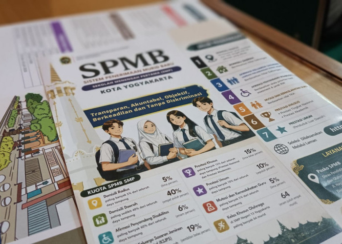 Daya Tampung SPMB SMP Kota Yogyakarta Meningkat, Pemerataan Akses Pendidikan Terus Diperkuat