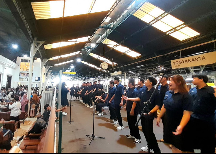 Peringati Hari Lahir Pancasila, KAI Daop 6 Hadirkan Paduan Suara Langsung di Stasiun Yogyakarta