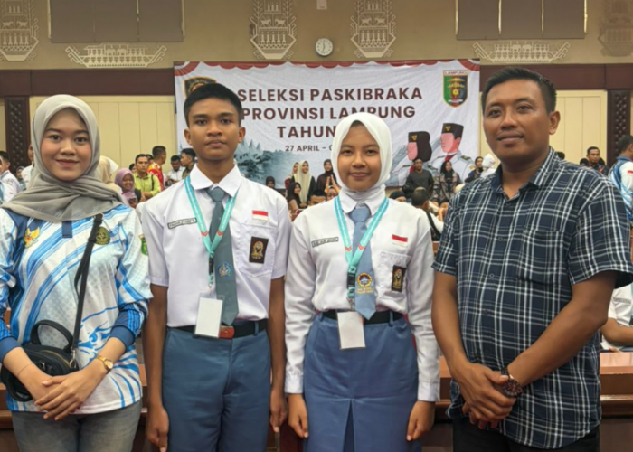 Dua Pelajar Asal Tubaba Lolos Paskibraka Tingkat Provinsi Lampung 2026