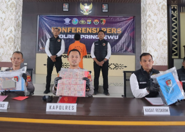 Diduga Salahgunakan Dana Desa,Polres Pringsewu Tahan Kepala Pekon Sukoharjo III Barat