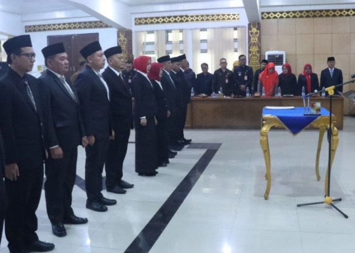 Bupati Hamartoni Lantik 10 Pejabat Eselon II Lampung Utara, Ini Daftarnya