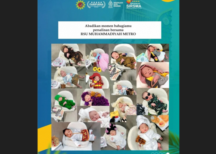 Melahirkan di RSU Muhammadiyah, Gratis Layanan Foto Bayi