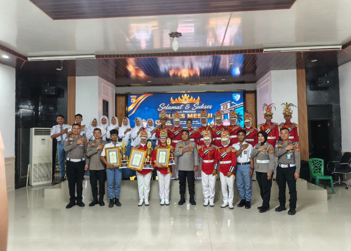 Kapolres Mesuji Beri Penghargaan kepada Peserta Lomba PKS Berprestasi