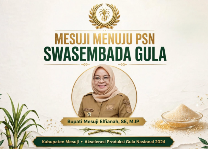 Dukung PSN Swasembada Gula, Bupati Mesuji Ajak Warga Ikut Program Kemitraan Tebu