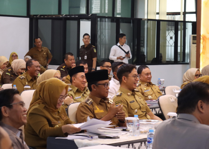 Dukung Program Strategis Pertanahan, Bupati Dan Wakil Bupati Lamteng Hadiri Rakor Mentri ATR-BPN